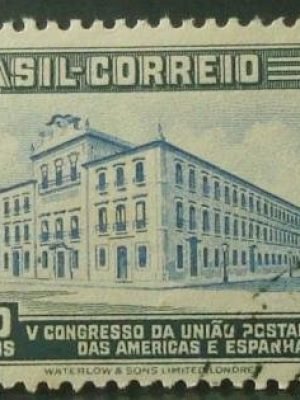 Selo postal Comemorativo do Brasil de 1946 - C 218 U