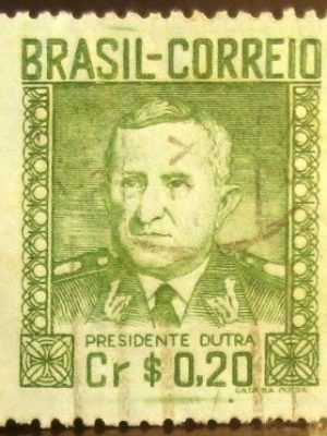 Selo postal comemorativo do Brasil de 1947 - C 231 U