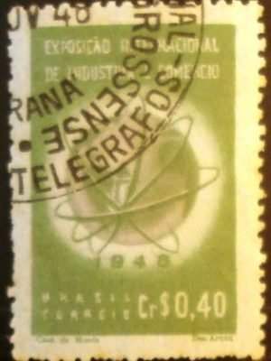 Selo postal comemorativo do Brasil de 1948 - C 237 MCC