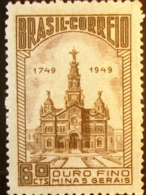 Selo postal comemorativo do Brasil de 1949 - C 244 N