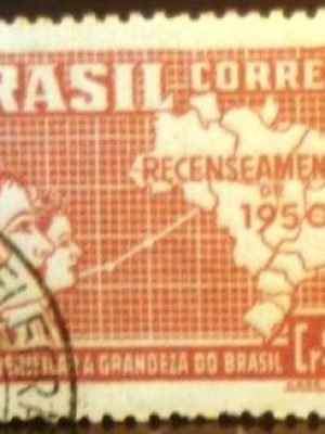 Selo postal comemorativo do Brasil de 1950 - C 254 NCC
