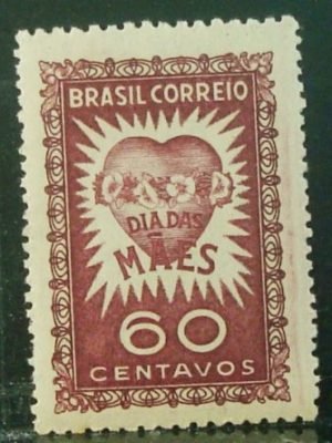 Selo postal de 1951 Dia das Mães