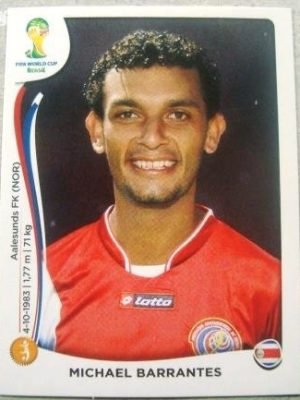 Figurinha 292 - Michael Barrantes Rojas - Meio campista