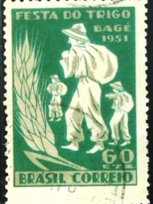 Selo postal comemorativo do Brasil de 1951 - C 272 U