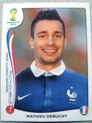 Figurinha 378 - Mathieu Debuchy lateral direito francês