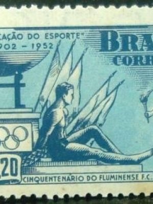 Selo postal comemorativo do Brasil de 1951 - C 282 M