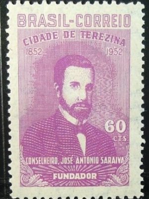 Selo postal comemorativo do Brasil de 1951 - C 283 M