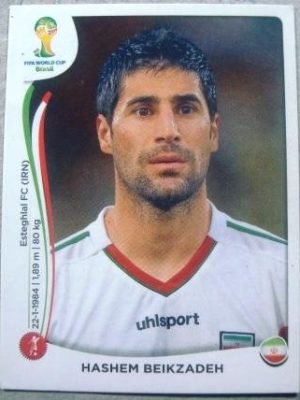 Figurinha 458 - Hashem Beikzadeh - zagueiro