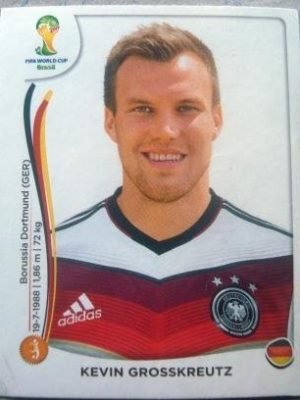 Figurinha 502 X - Kevin Großkreutz - lateral direito da Alemanha