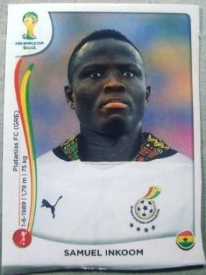 Figurinha 529  - Samuel Inkoom zagueiro e volante de Gana
