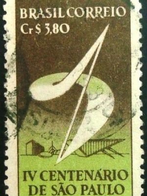 Selo postal comemorativo do Brasil de 1953 - C 294 U