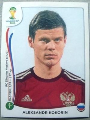 Figurinha 619  - Aleksandr Kokorin ataccante da seleção da Rússia