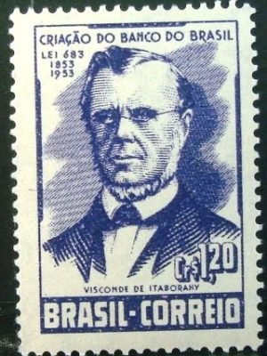 Selo posttal Comemorativo do Brasil de 1953 - C 300