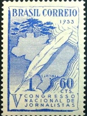 Selo posttal Comemorativo do Brasil de 1953 - C 312 N