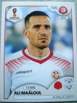 Figurinha nº 555 - Copa do Mundo Fifa 2018 - Ali Maâloul