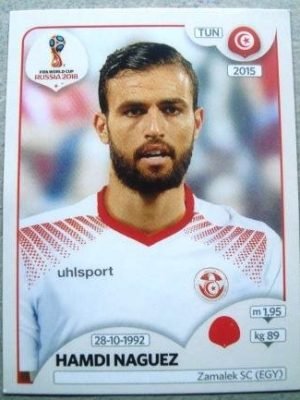 Figurinha nº 555 - Copa do Mundo Fifa 2018 - Hamdi Nagguez
