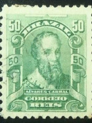 Selo postal do Brasil de 1915 Pedro Alvares Cabral