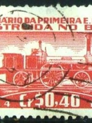 Selo postal Comemorativo do Brasil de 1954 - C 337 U