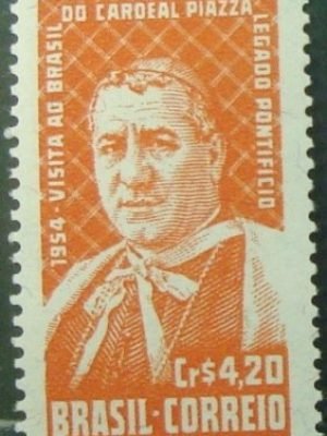 Selo postal Comemorativo do Brasil de 1954 - C 344 N