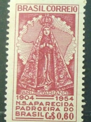 Selo postal Comemorativo do Brasil de 1954 - C 345 N