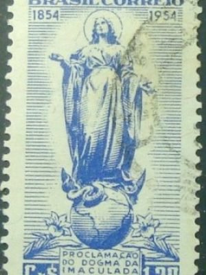 Selo postal Comemorativo do Brasil de 1954 - C 346 U