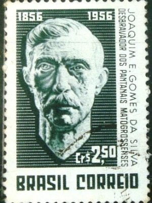 Selo postal Comemorativo do Brasil de 1957 - C 385 U