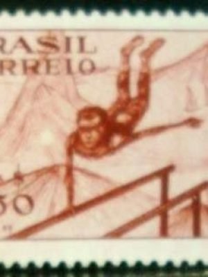 Selo postal Comemorativo do Brasil de 1957 - C 388 N