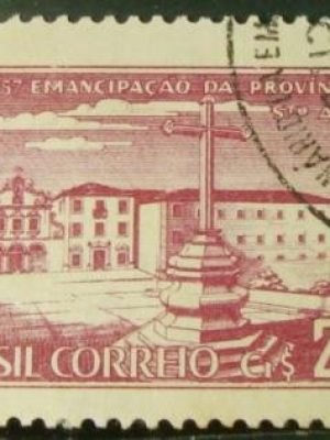 Selo postal Comemorativo do Brasil de 1957 - C 391 N