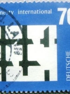 Selo postal da Alemanha de 1974 Amnesty International - 1150 U