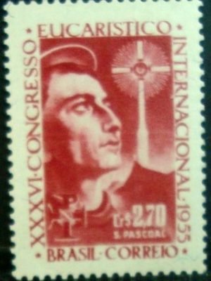 Selo postal comemorativo do Brasil de 1955 - C 366 M