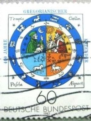 Selo postal da Alemanha de 1982 Johannes Basch