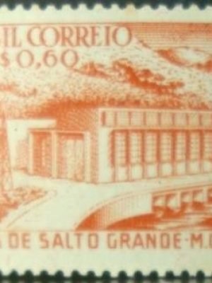 Selo postal comemorativo do Brasil de 1956 - C 373 N