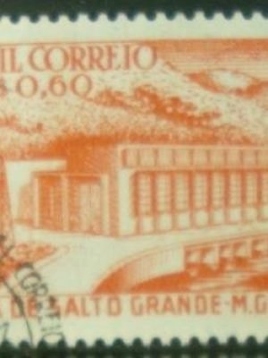 Selo postal comemorativo do Brasil de 1956 - C 373 NCC