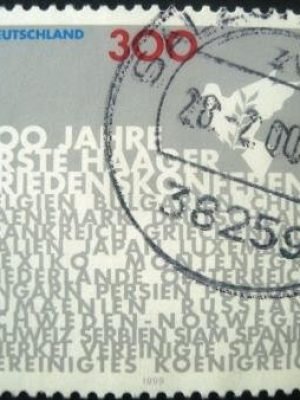 Selo postal da Alemanha de 1999 First peace conference - 2050 U