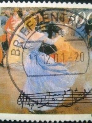 Selo postal da Alemanha de 1999 Ball at the Viennese Hofburg