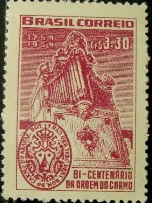 Selo postal Comemorativo do Brasil de 1959 - C 435 M