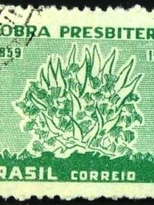 Selo postal de 1959 Obra Presbiteriana - C 444 U