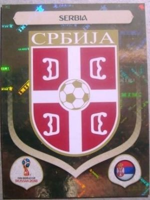 Figurinha nº 412- Copa da Russia 2018 - Escudo da Sérvia