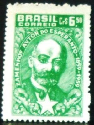 Selo postal de 1960 Lazaru Zamenhof - C 447 N