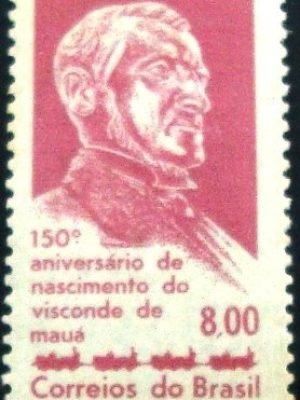 Selo postal do Brasil de 1963 Visconde de Mauá - C 505 N
