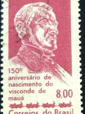 Selo postal do Brasil de 1963 Visconde de Mauá - C 505 U
