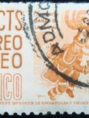 Selo postal do México de 1951 Country views 10