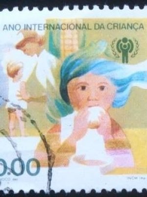 Selo postal de Portugal de 1979 Child in nursery school - 1445 U