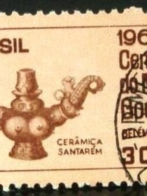 Selo Comemorativo do Brasil de 1966 - C 555 N1D