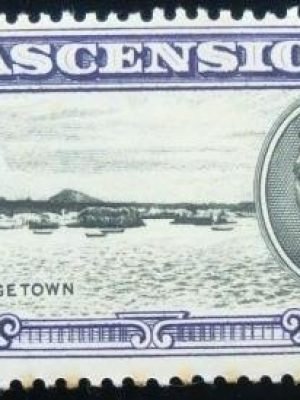 Selo postal da Ilha de Ascension de 1938 Georgetown ½ N