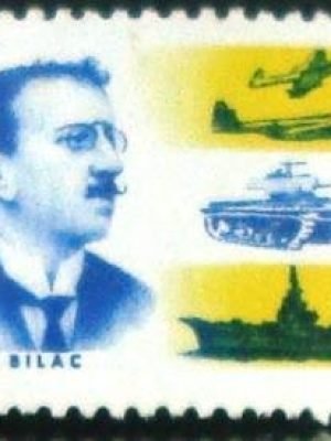 Selo postal do Brasil de 1967 Olavo Bilac