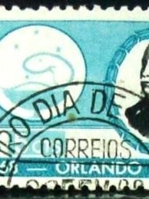 Selo postal do Brasil de 1968 Orlando Rangel - C 589 M1D