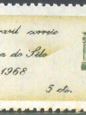 Selo Postal Comemorativo do Brasil de 1968 - C 603 M