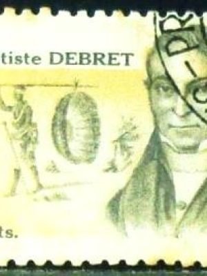 Selo postal do Brasil de 1968 Jean Baptiste Debret