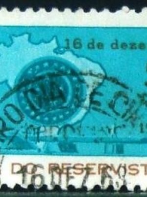 Selo postal do Brasil de 1969 Dia do Reservista N1D
